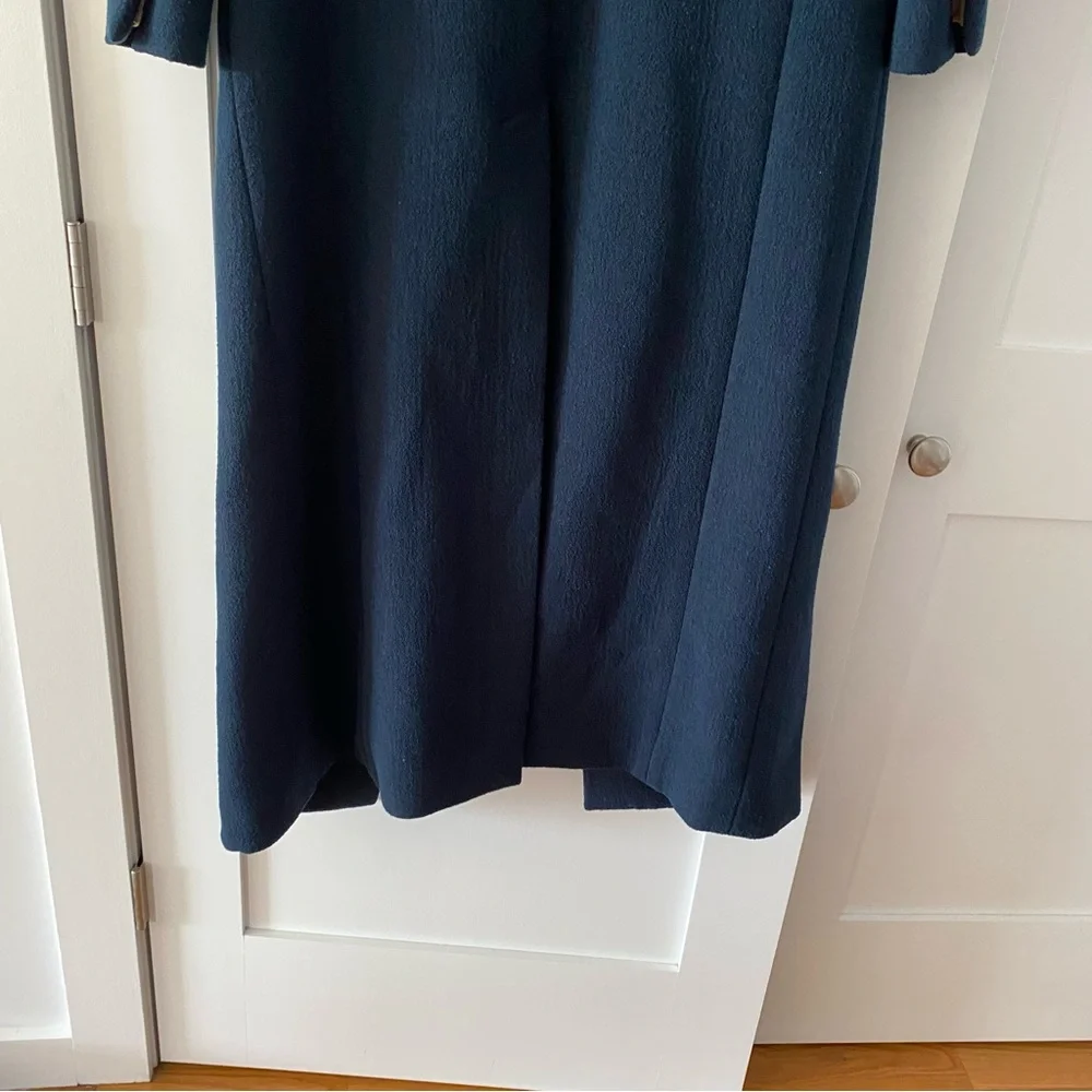 ✨ NWOT CHLOE iconic wool navy coat - Picture 4 of 9